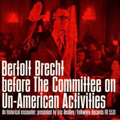 Bertolt Brecht - Bertolt Brecht Before The Committee O (CD)