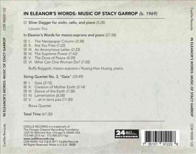 Lincoln Trio - Garrop: In Eleanor's Words Music Of St (CD)