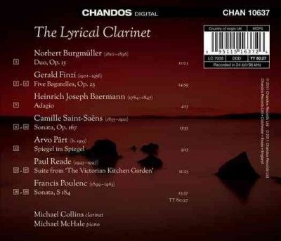 Collins:Lyrical Clarinet - (Import CD)