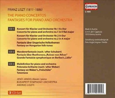 Budapest Symphony Or - Liszt: Piano Ctos Fantasies For Piano (CD)