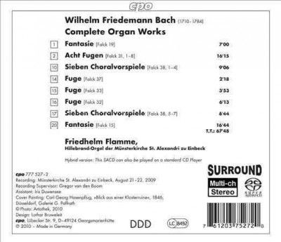 Friedhelm Flamme - Bach: Complete Organ Works (CD)