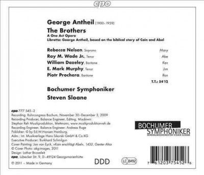 Bochumer Symphoniker - Antheil: Brothers (CD)