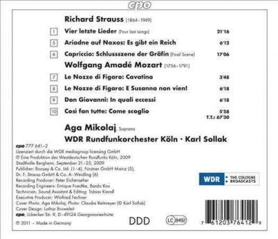 Wdr Rundfunkorcheste - Strauss/mozart: Aga Mikolaj Sings Stra (CD)