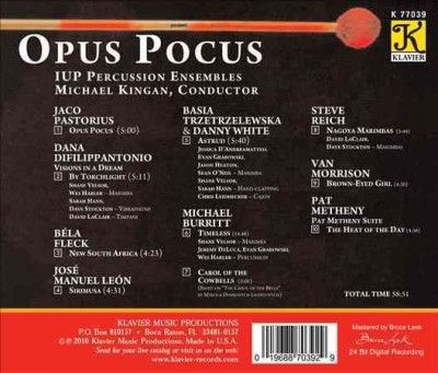 Iup Percussion Ensem - Opus Pocus (CD)
