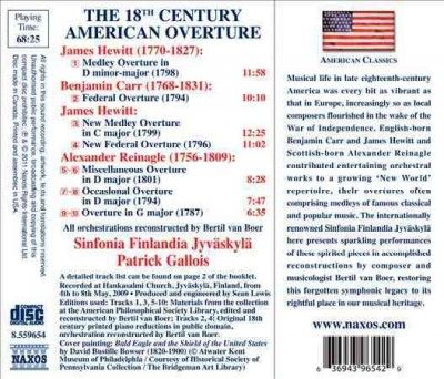 The 18th Century American Overture (CD)