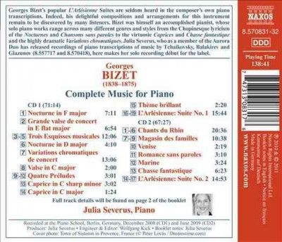 Complete Music For Solo Piano (CD)