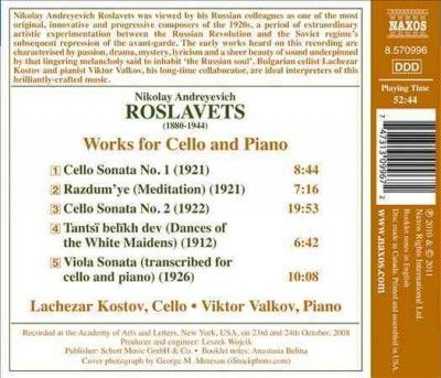 Works For Cello &amp; Piano (CD)