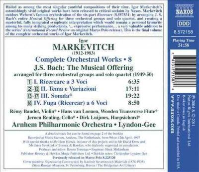 Orchestral Works - Vol.8 (CD)