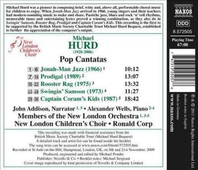 New London Children' - Hurd: Pop Cantatas Jonah Man Jazz Prod (CD)