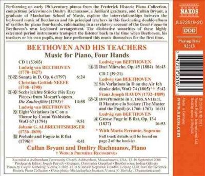 Beethoven &amp; His Teachers: Music For Piano, Four Hands (CD)