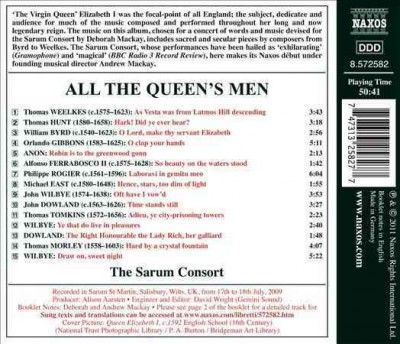 All The Queen's Men - Music For Elizabeth I (CD)