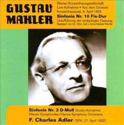 Gustav Mahler - Mahler: Symphony No 10/symphony No 3 (CD)