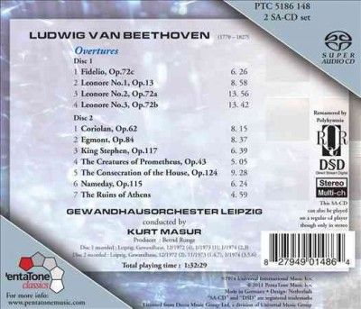 Gewandhaus Orchestra - Beethoven: 11 Overtures (CD)
