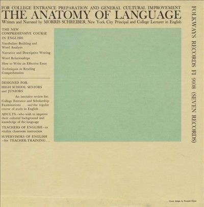 Anatomy of Language - (Import CD)