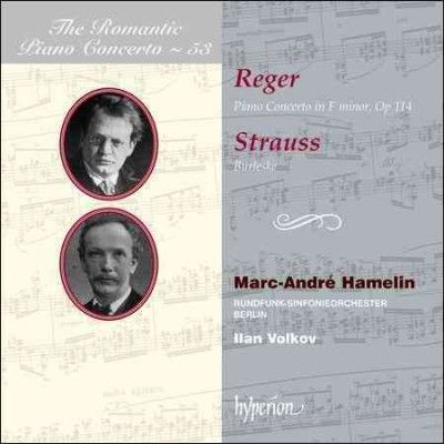 Rundfunk - Sinfonieorc - Reger: Romantic Piano Cto V53/strauss (CD)