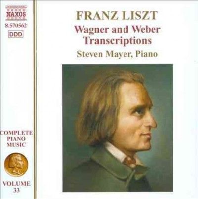 Wagner &amp; Weber Transcriptions: Piano Music 33 (CD)