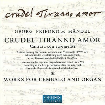 Sylvia Greenberg - Handel: Crudel Tiranno Amor (CD)