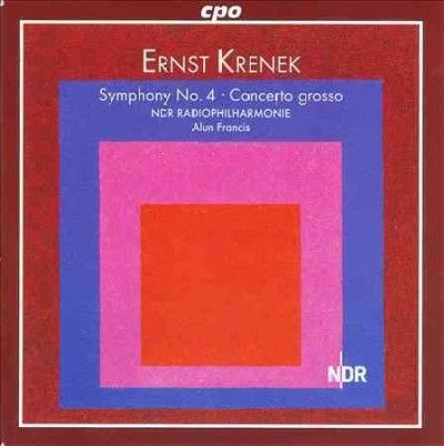 Ndr Radiophilharmoni - Krenek: Symphony No 4 Cto Grosso (CD)