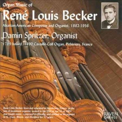 Organ Music of Rene Louis Becker - (Import CD)