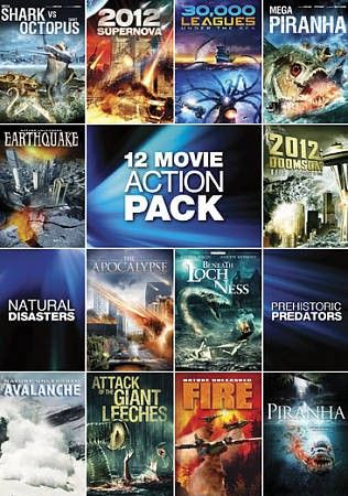 12 Movie Pack:Sci Fi Action Pack - (Region 1 Import DVD)