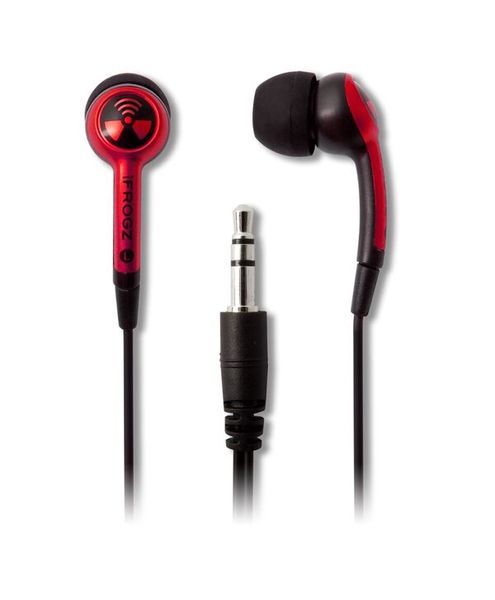 iFrogz Ear Pollution Plugz Red Earphones