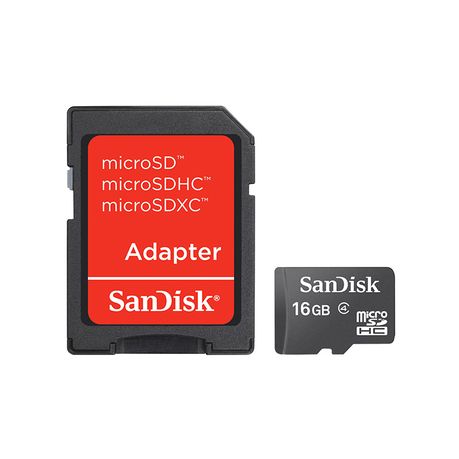 Sandisk 16gb 10 Mb S Micro Uhs L Sdhc C 4 Sdsdqm 016g B35a Buy Online In South Africa Takealot Com