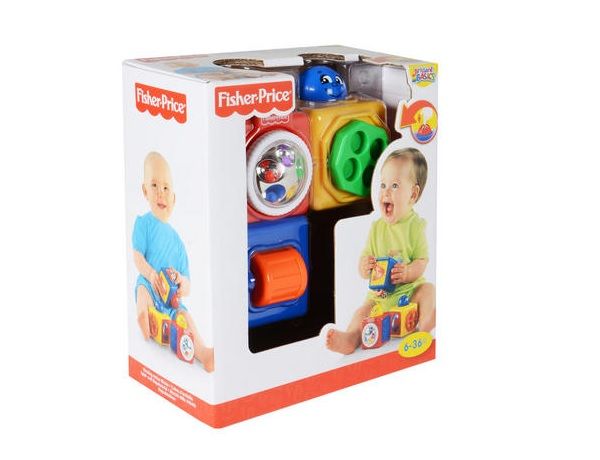 Fisher-Price - Brilliant Basics Stacking Action Blocks