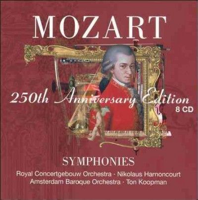 Nikolau Harnoncourt - Mozart: Syms No 17 - 19 21 - 36 38 - 41 250t (CD)