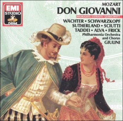 Schwarzkopf/giulini - Mozart: Don Giovanni (highlights) (CD)