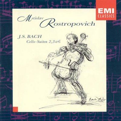 Rostropovich - Bach: Cello Suites 2/3/6 (CD)