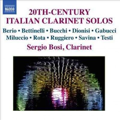 20th Century Italian Clarinet Solos (CD)