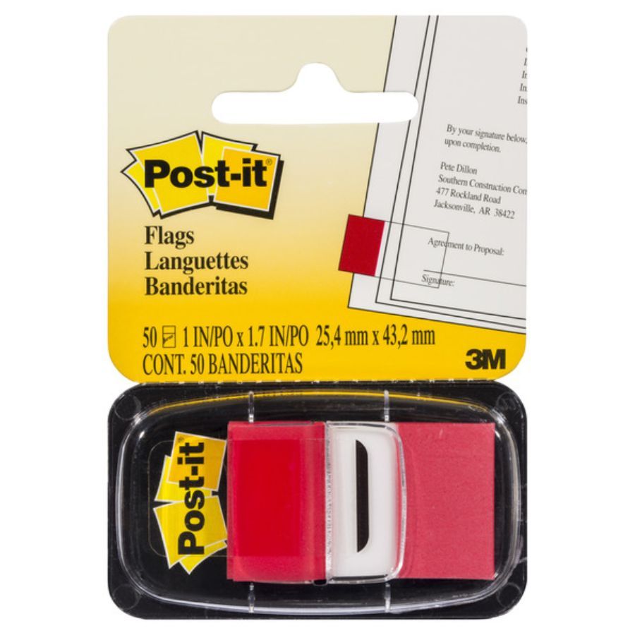 3M Postit Flag Red / 50 Flags per pack Shop Today. Get it Tomorrow