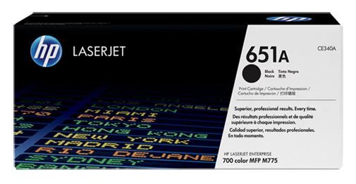 HP 651A Black LaserJet Toner Cartridge