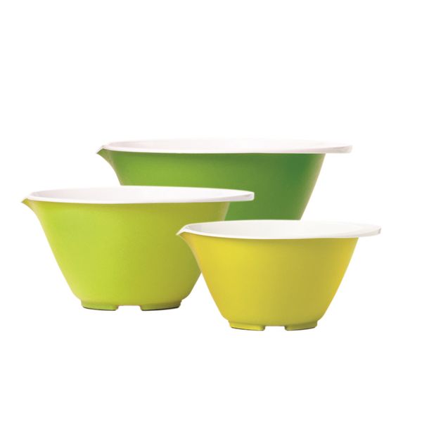 Chef'n - Sleekstor Nesting Bowl Set - Green Tonal