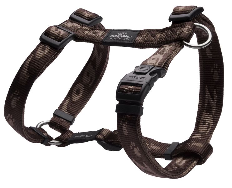 Rogz - Alpinist 20mm Dog H-Harness - Chocolate