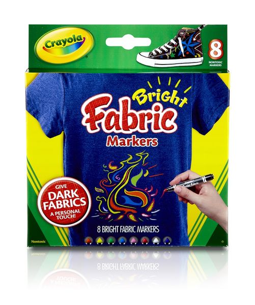 Crayola - 8 Fabric Markers