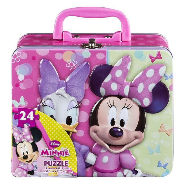 Disney Minnie Mouse And Daisy Duck Puzzle In Lunch Tin