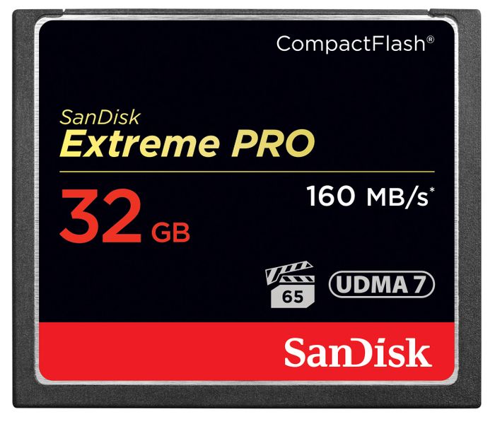 SanDisk Extreme PRO Compact Flash Memory Card 32GB
