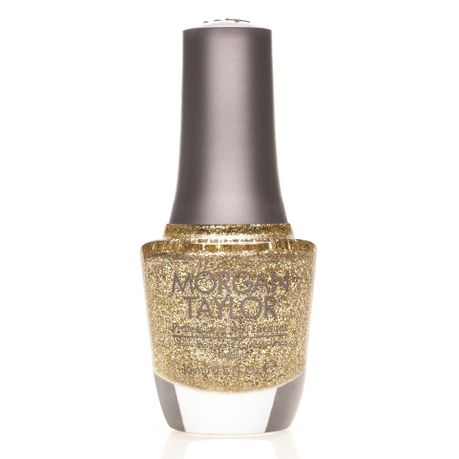 Morgan Taylor Nail Lacquer Glitter Gold 15ml Buy Online In