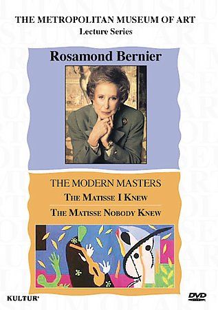 Rosamond Bernier:Matisse I Knew - (Region 1 Import DVD)