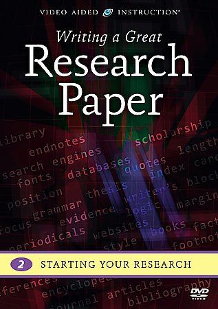 Starting Your Research - (Region 1 Import DVD)