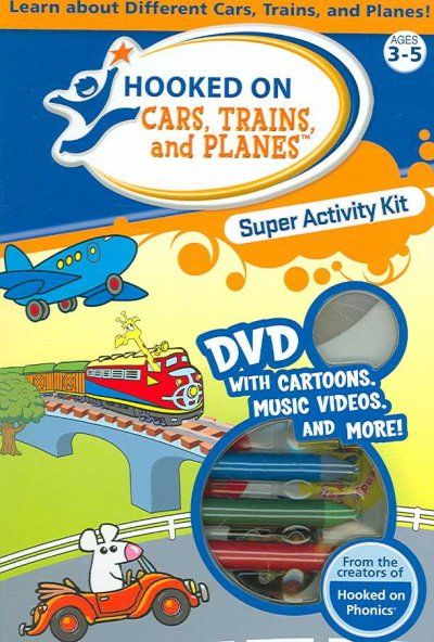Hooked on Cars, Trains and Planes Super Activity Kit - (Region 1 Import DVD)