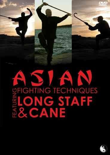 Asian Fighting Techniques Featuring Long Staff &amp; Cane - (Region 1 Import DVD)
