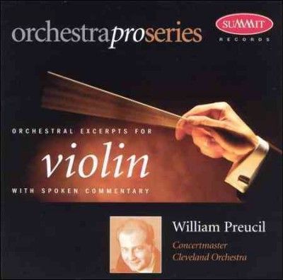 William Preucil - Orchestra Excerpts For Violin (CD)