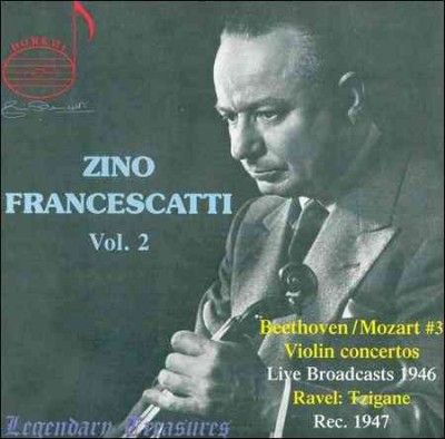 Zino Francescatti - Zino Francescattie: Live Broadca V2 46 (CD)