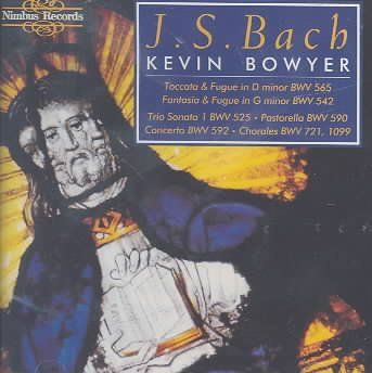 Kevin Bowyer - Bach: Works For Organ Vol 1 (CD)