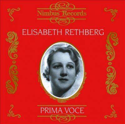 Elisabeth Rethberg - Prima Voce: Elisabeth Rethberg (CD)