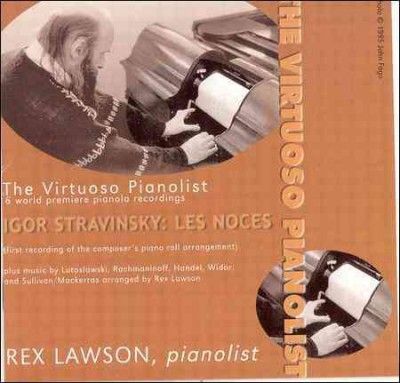 Rex Lawson - Virtuoso Pianolist (CD)