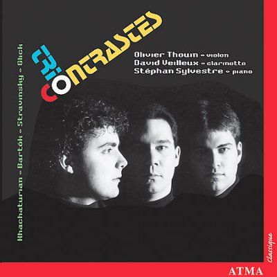 Trio Contrastes - Bartok/stravinsky/khachaturian (CD)