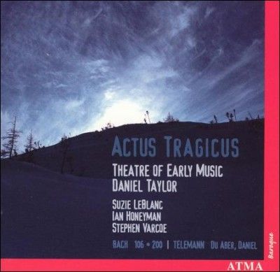 Various - Bach/telemann: Actus Tragicus (CD)
